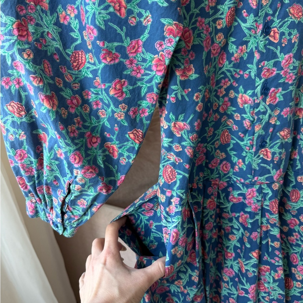 Komil Floral Cotton Dress Blue S
Vintage Feel - Picture 5 of 14